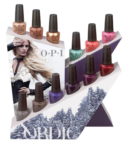 OPI Nordic Collection display