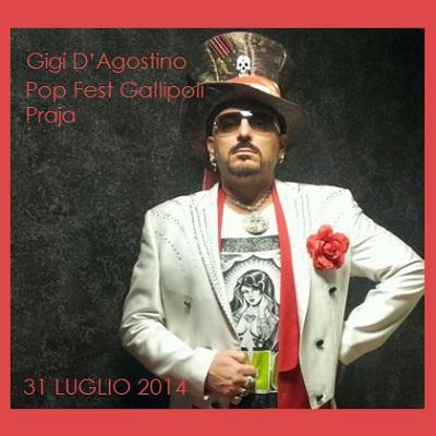 Giovedi' 31 luglio 2014: Gigi D'Agostino @ Pop Fest Gallipoli alla Praja.