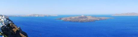 Santorini caldera view