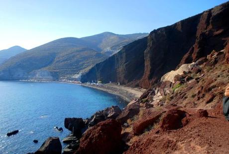 Red beach, Santorini (foto di Patrick Colgan, 2014)