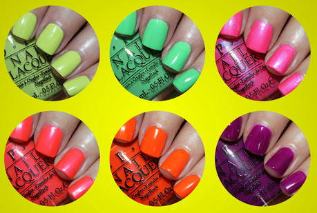 OPI NEON 2014 - THE SUMMER IS MAGIC