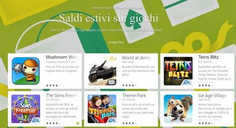 Saldi estivi sui giochi App Android su Google Play 600x328 Google Play Store: tante offerte su giochi e applicazioni news  