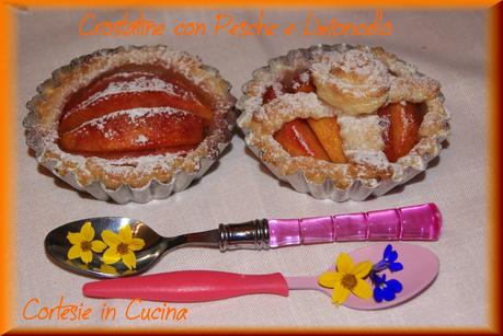 Crostatine con Pesche e Limoncello