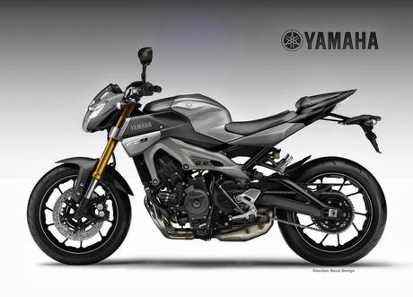 Design Corner - Yamaha FZ-9 & FZ-9 Fazer Triple by Oberdan Bezzi