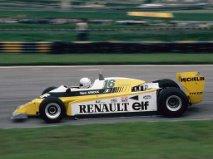 Arnoux alla guida della Renault
