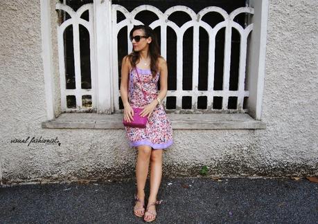 Outfit estate 2014 casual: abito vintage e bracciale Ottaviani