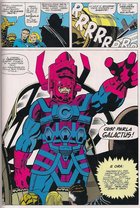 300: Stan Lee e Jack Kirby – Larrivo di Galactus (I Fantastici Quattro)   Stan Lee Silver Surfer Jack Kirby Fantastici Quattro 300 fumetti: Gli anni 60 