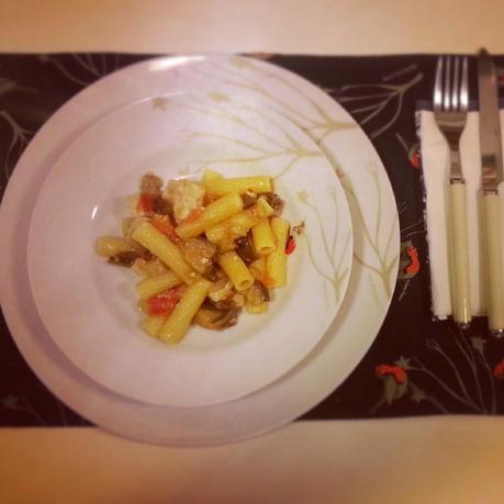 Tortiglioni spada e melanzane