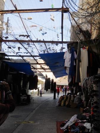 Una strada di Hebron 