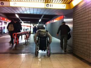 metro disabili