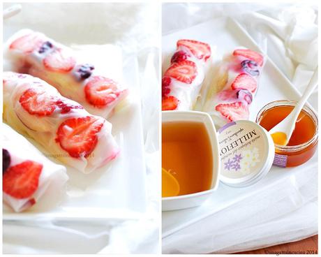 Fruit summer rolls