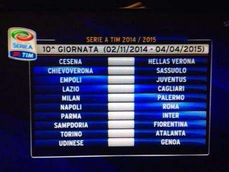 Presentazione del calendario di Serie A Presentazione del calendario di Serie A