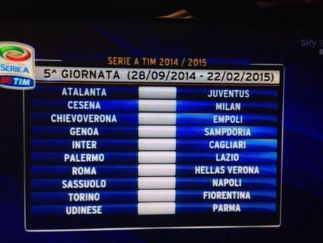 Presentazione del calendario di Serie A Presentazione del calendario di Serie A