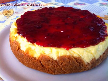 CHEESECAKE CON CRANBERRY