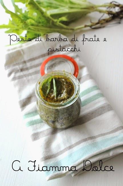 Pesto di barba di frate e pistacchi (veg)