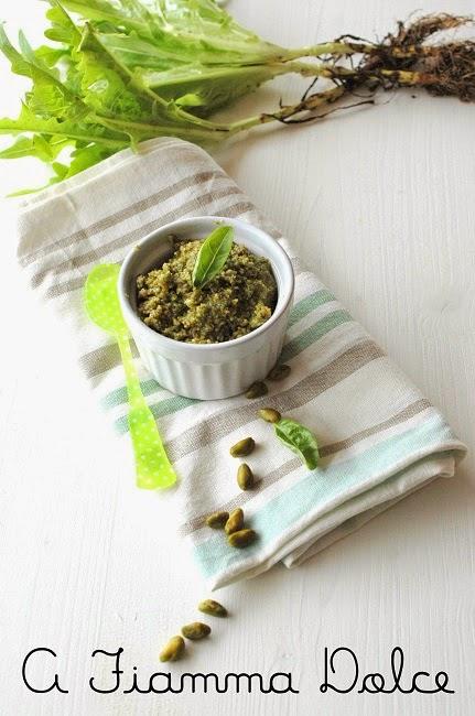 Pesto di barba di frate e pistacchi (veg)