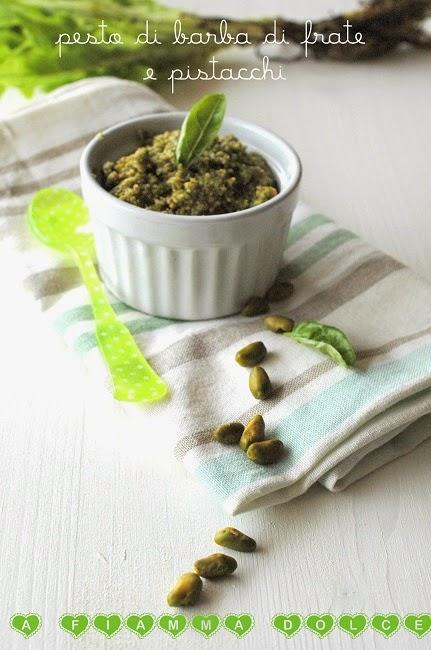 Pesto di barba di frate e pistacchi (veg)