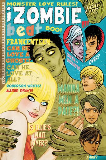 Izombie #1 di Roberson e Allred: come cambia il mondo nel ventunesimo secolo   RW Lion Mike Allred Laura Allred iZombie DC Vertigo Chris Roberson 