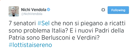 Riforme e legge elettorale, rottura totale PD-SEL, caos Senato