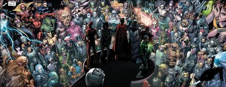 Forever Evil #1: il crepuscolo degli eroi   RW Lion Jorge Lucas Jeremy Haun James Tynion IV Geoff Johns DC Comics David Finch 