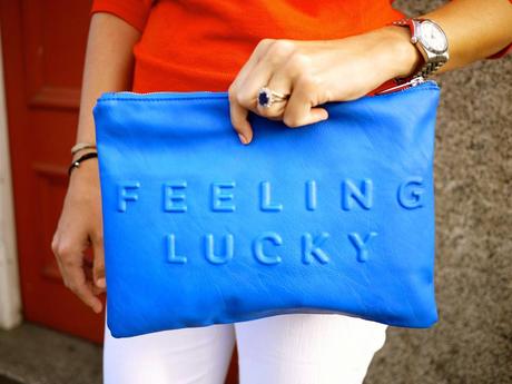Zara message clutch: borse colorate e divertenti