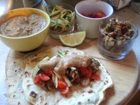 Vegan fajitas con Lupimole