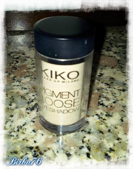 PIGMENT LOOSE EYESHADOW NR. 18 ORO BIANCO KIKO REVIEW PIGMENT LOOSE EYESHADOW NR. 18 ORO BIANCO KIKO REVIEW