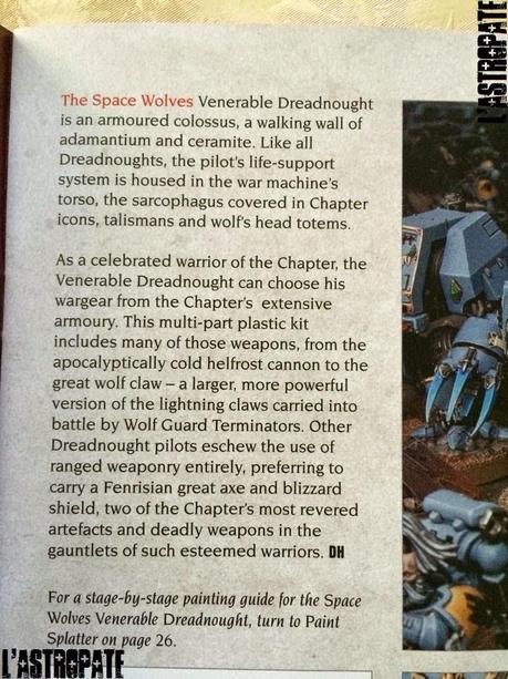 Dreadnought dei Lupi Siderali: dettagli sulle loro armi Dreadnought dei Lupi Siderali: dettagli sulle loro armi