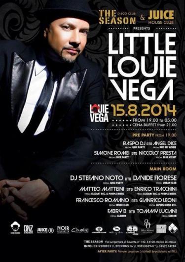 15/8 Louie Vega @ The Season Versilia Marina di Massa (MS)