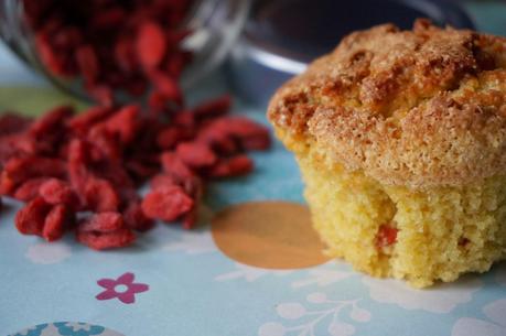 Ricetta: muffin con bacche di goji su Stile Naturale