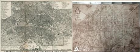 AC Unity mappa parigi a confronto