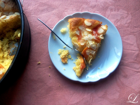 Torta alle pesche e mandorle