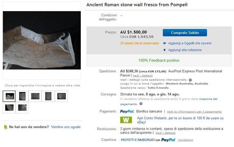 pompei in vendita su ebay
