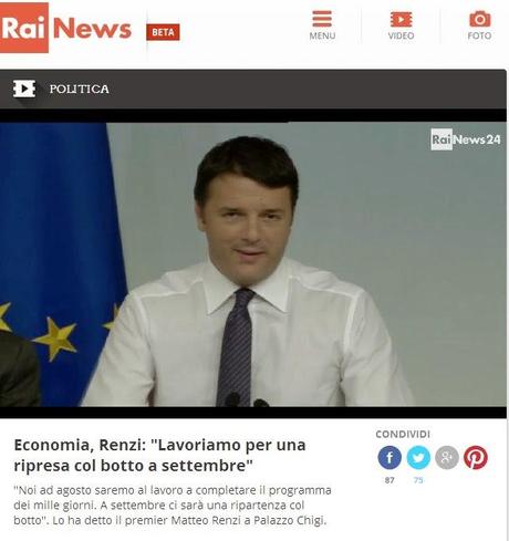 Un Renzi-video allucinogeno: 