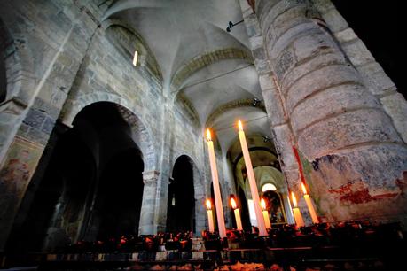 La Trinità tricefala della Chiesa Parrocchiale di Armeno.