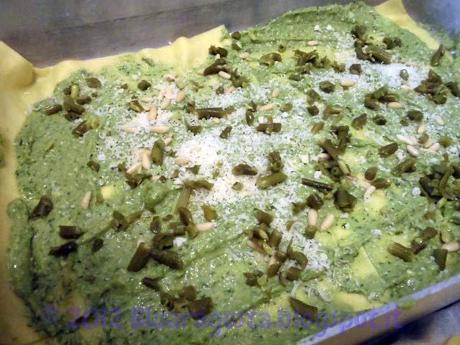 03-strati di pesto, fagiolini e patate