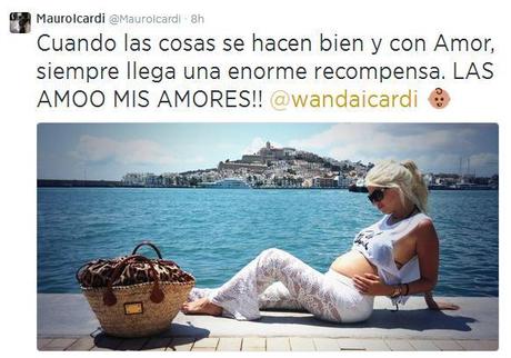 Wanda Nara è incinta: lo annuncia Icardi su Twitter con tanto di foto e pancione