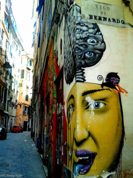 Genova Centro Storico street art