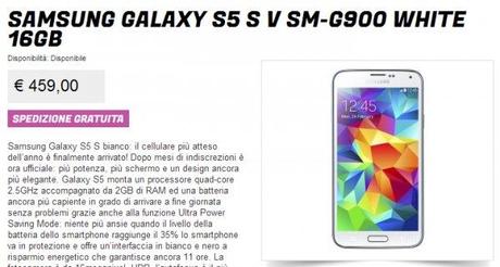 galaxy s5 glistockisti 600x321 Samsung Galaxy S5: da Gli Stockisti il prezzo più basso del web smartphone  samsung galaxy s5 offerta gli stockisti 