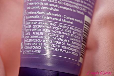 Piedi da far invidia: {Crema All- round ~ Lavera} e  {Gel Anti-fatica ~ Yves Rocher}