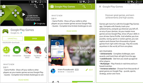 Partito il Roll-Out del nuovo Play Store di Google play store