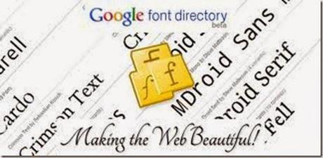 google font directory