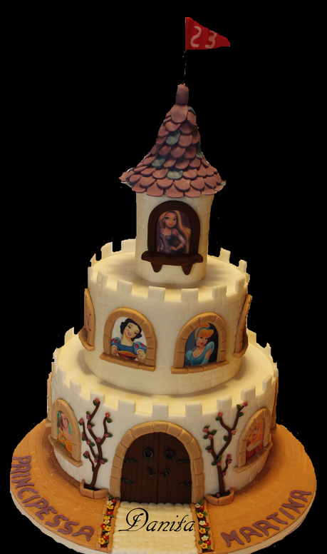 Torta castello delle principesse