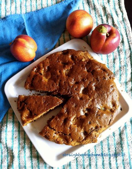 TORTA DI PESCHE E CIOCCOLATO