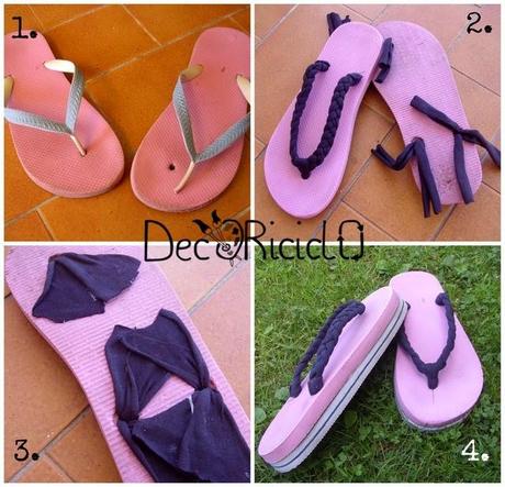 Recupero infradito di gomma Recupero infradito di gomma