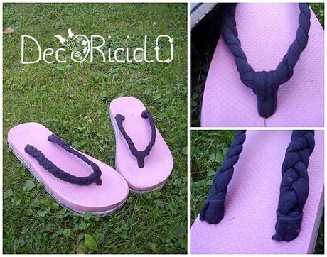 Recupero infradito di gomma infradito rosagrigioblu 2