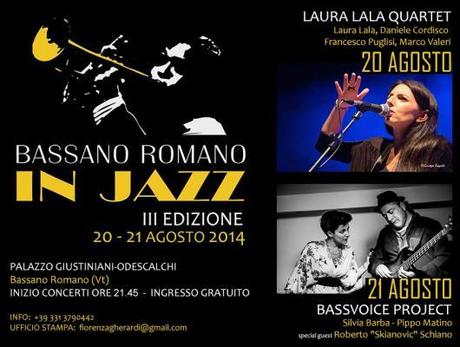 Bassano Romano in Jazz: il 20 e 21 agosto la III edizione del festival