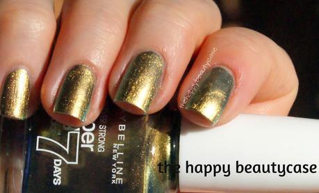[NOTD] Maybelline Forever Strong Super Stay 7 Days #861 Gold Emeralds