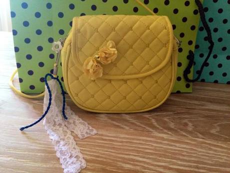 borsa bimba refashion giallo