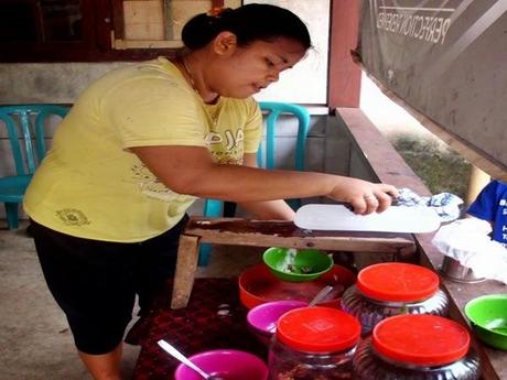 La bevanda indonesiana es cukur kacang